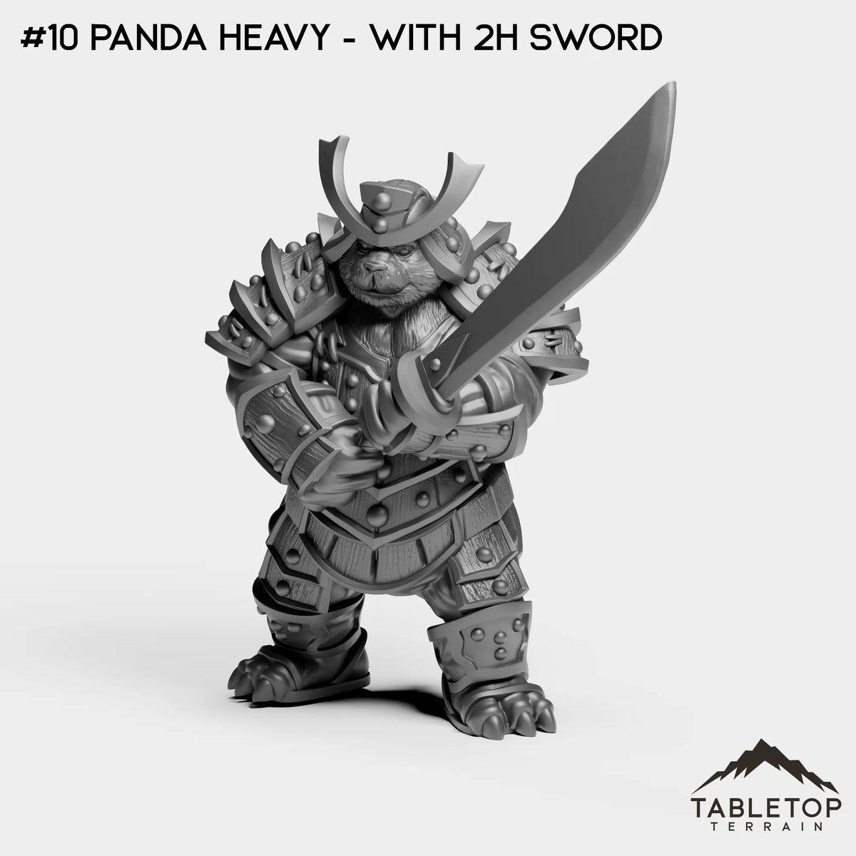 #10 Panda Heavy - With 2H Sword