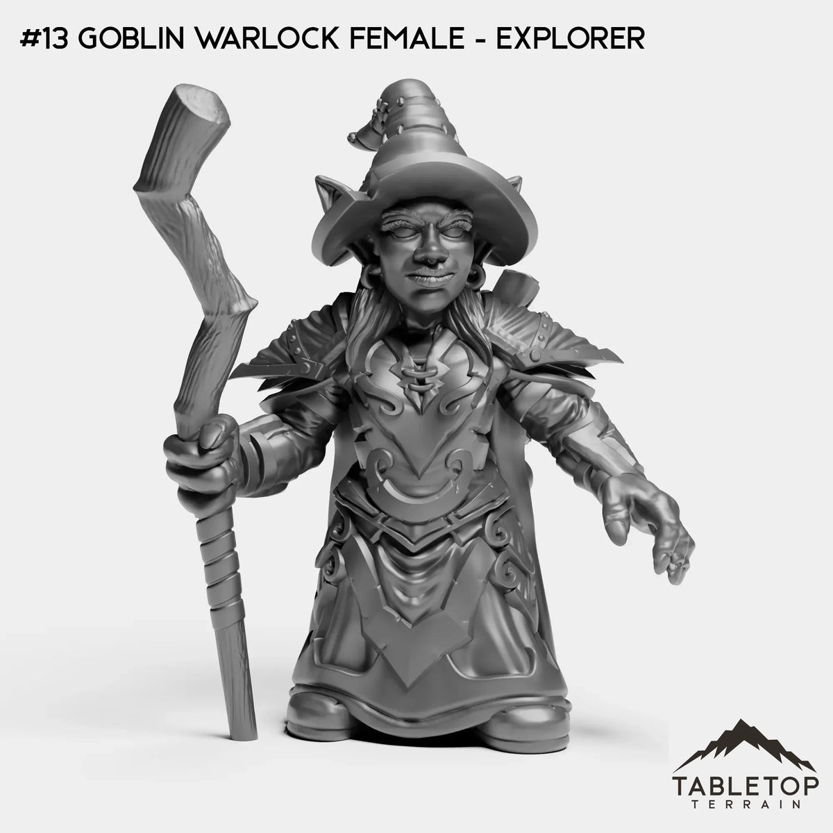 #13 Goblin Warlock Female - Explorer