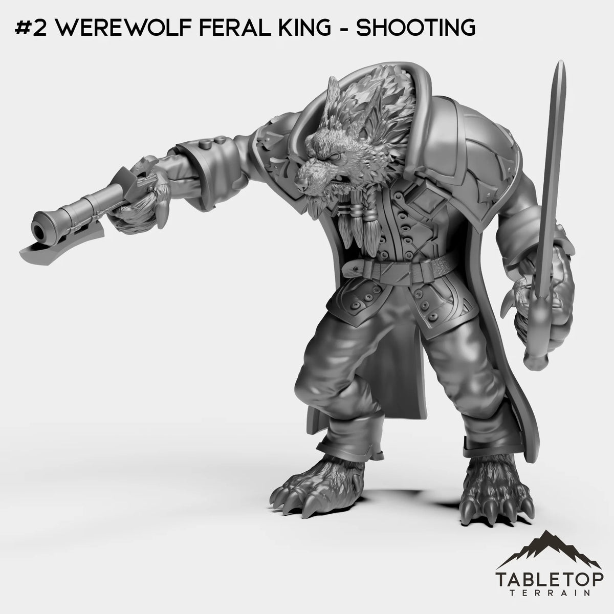 #2 Werewolf Feral King - Shooting