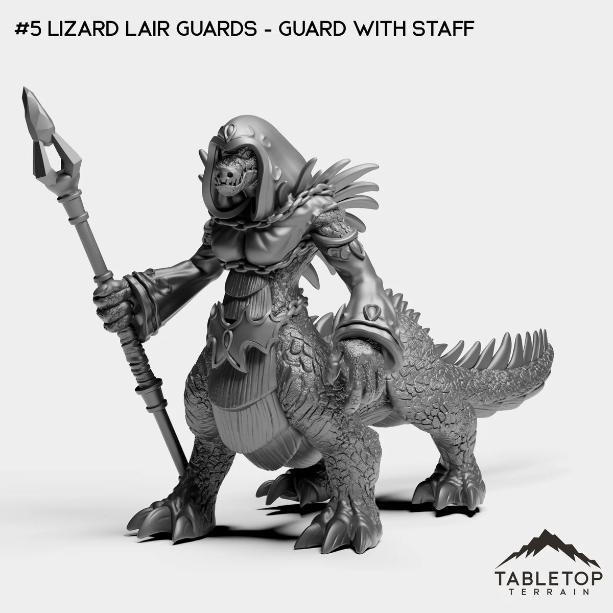 #5 Lizard Lair Guards - Guard with Staff