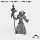 #6 Exiled Mage Female - Hand Raised