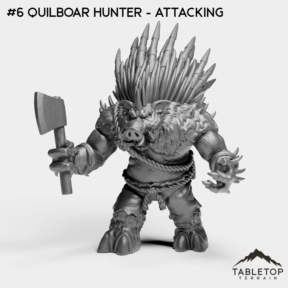#6 Quilboar Hunter - Attacking