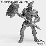 #6 Werewolf Human - With Mace