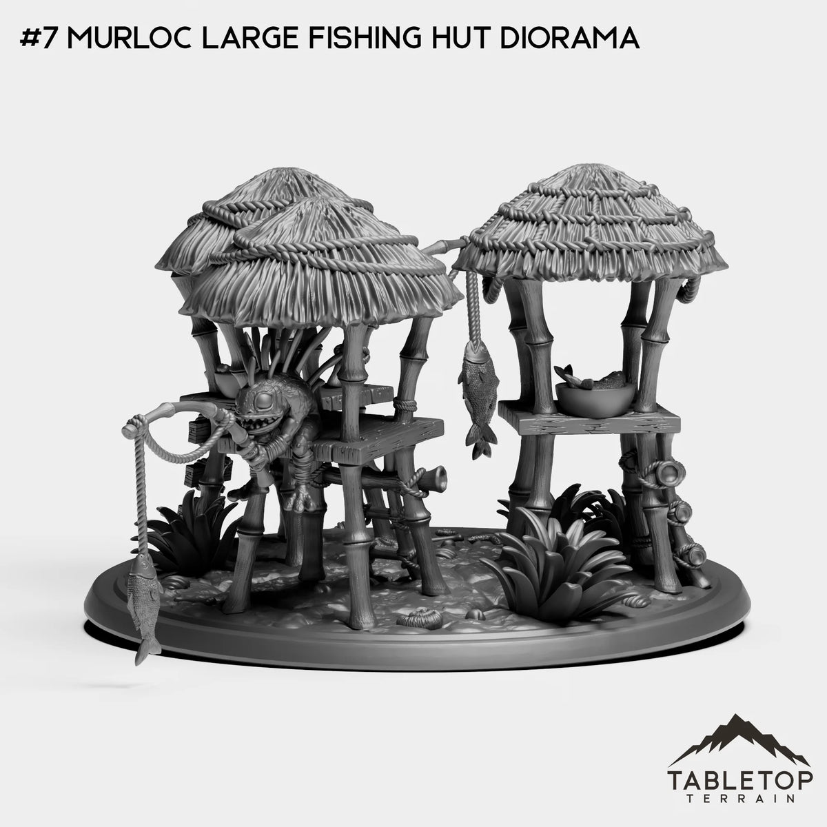#7 Murloc Large Fishing Hut Diorama