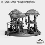 #7 Murloc Large Fishing Hut Diorama