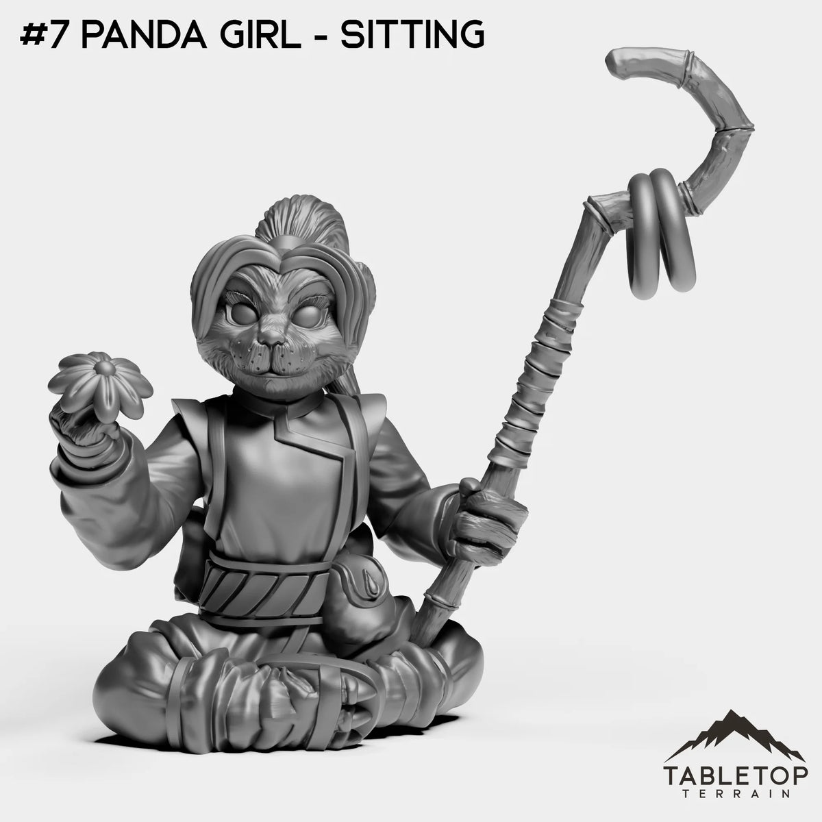#7 Panda Girl - Sitting