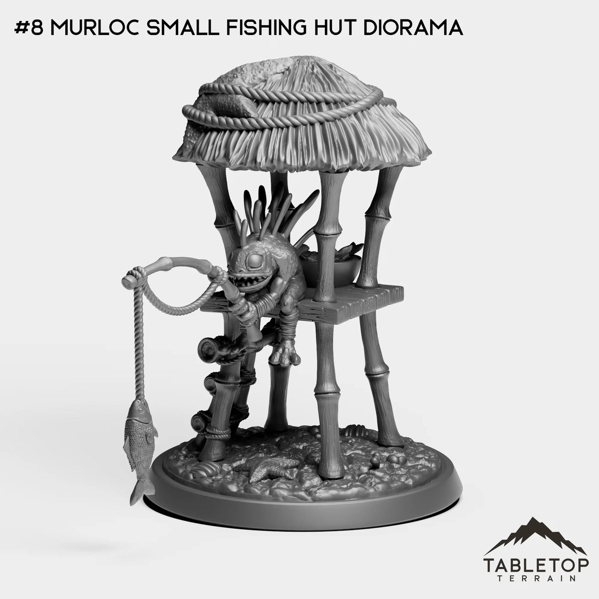 #8 Murloc Small Fishing Hut Diorama