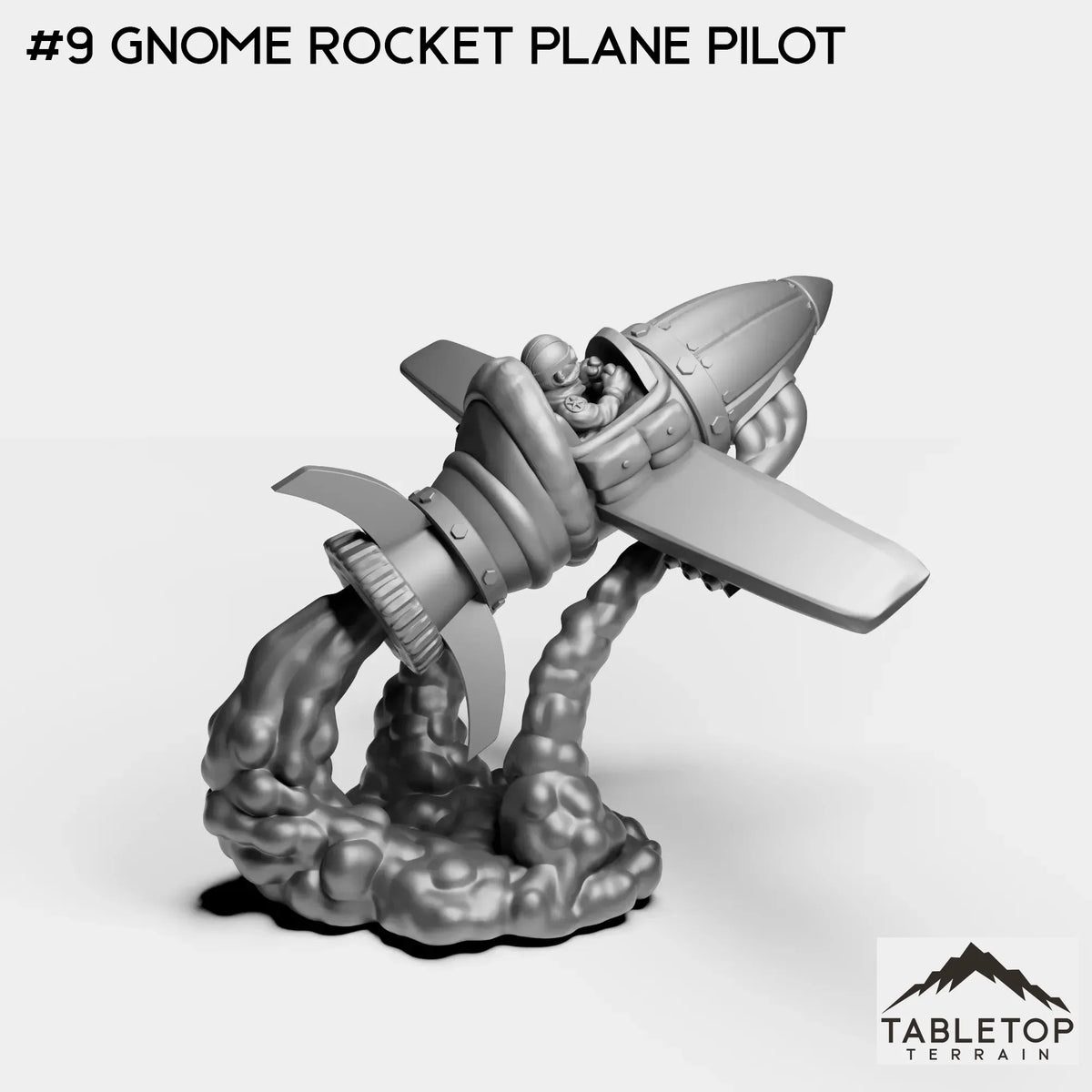 #9 Gnome Rocket Plane Pilot