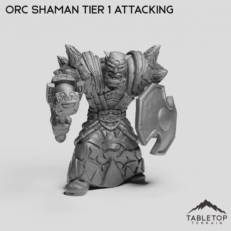 Orc Shaman Tier 1 Attacking