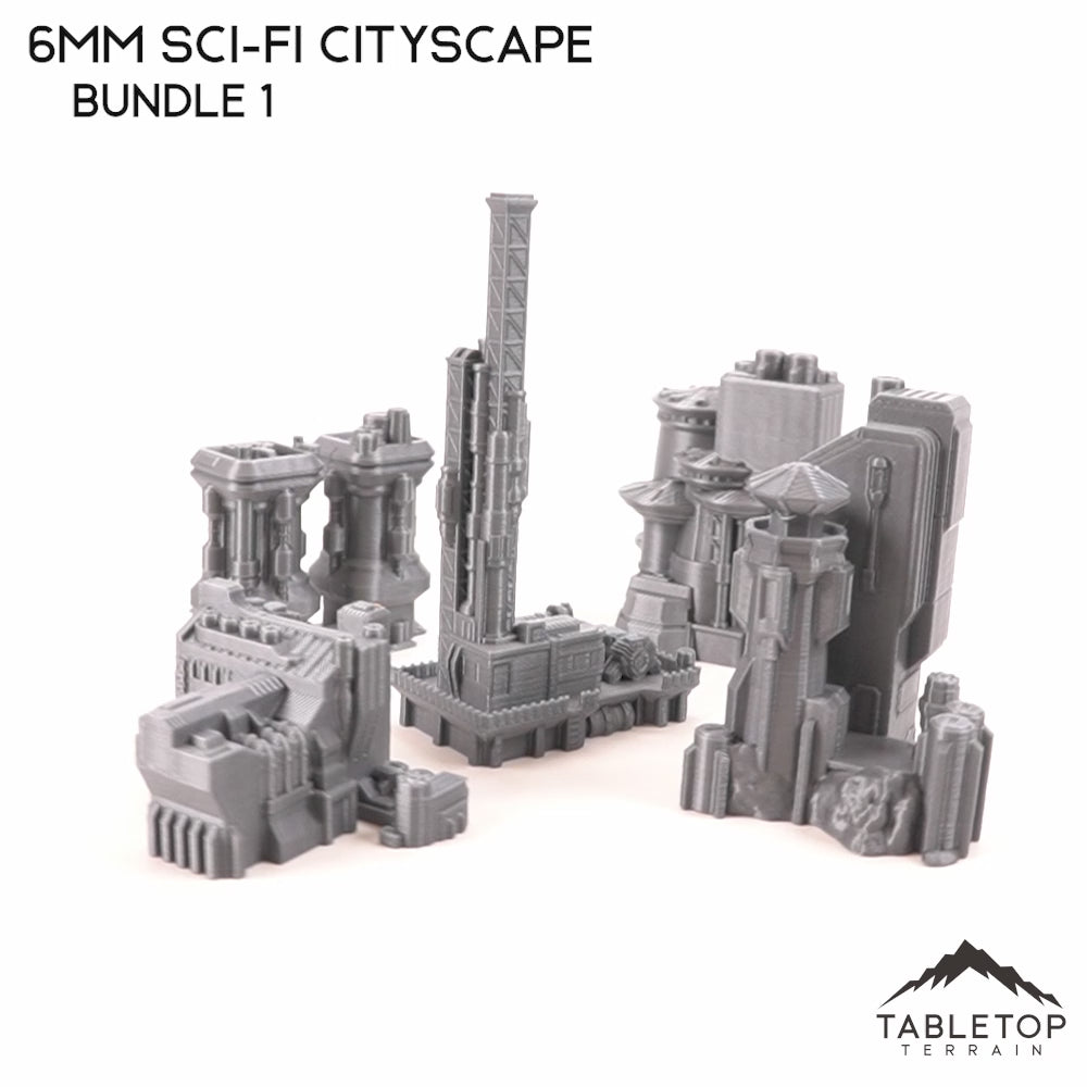 6mm Sci-Fi Cityscape Bundle 1