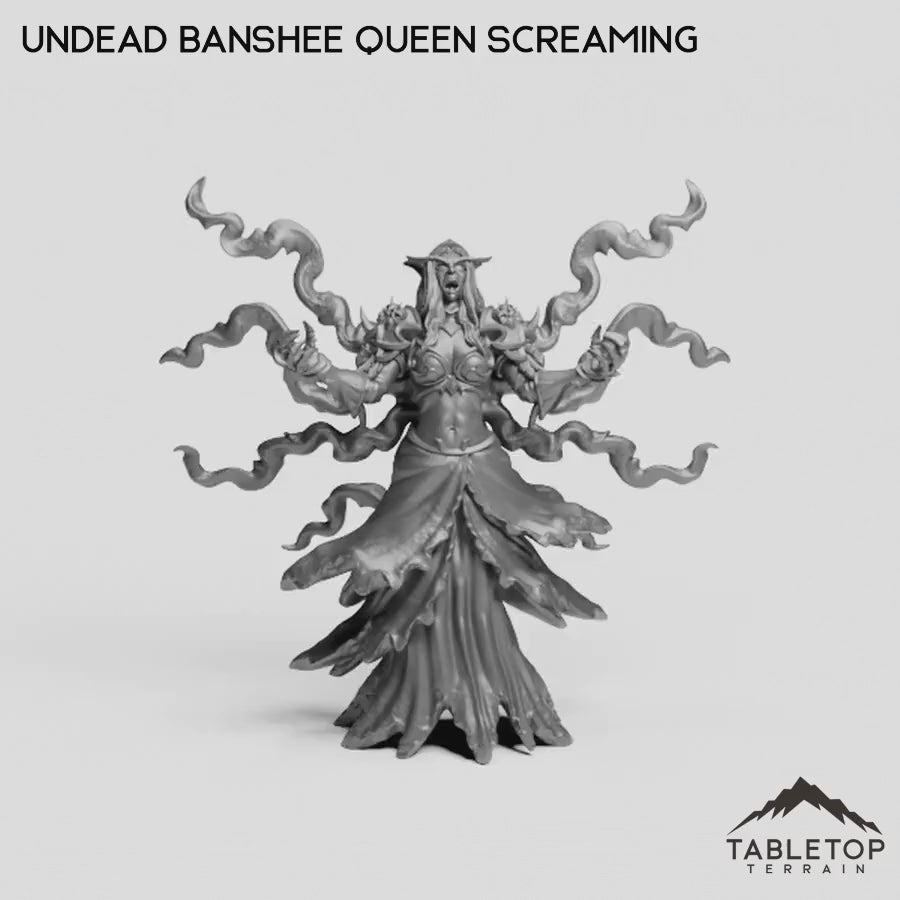 Undead Banshee Queen Screaming
