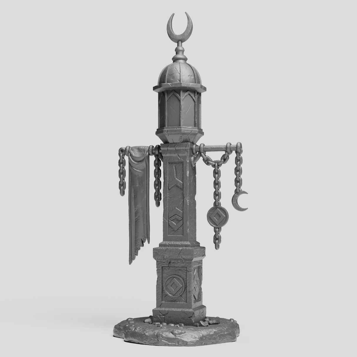 Blazing Lamp - Grimdark Terrain