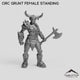 Orc Grunt Female Standing
