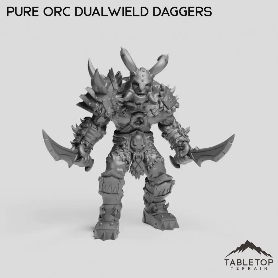 Pure Orc Dualwield Daggers