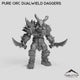 Pure Orc Dualwield Daggers
