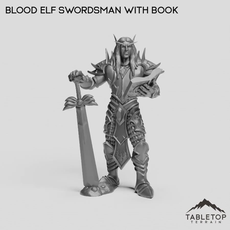 Blood Elf Swordsman with Book