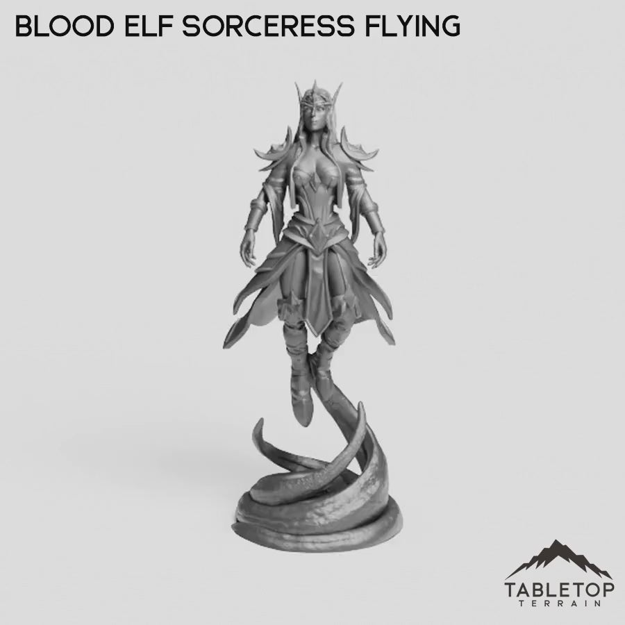 Blood Elf Sorceress Flying