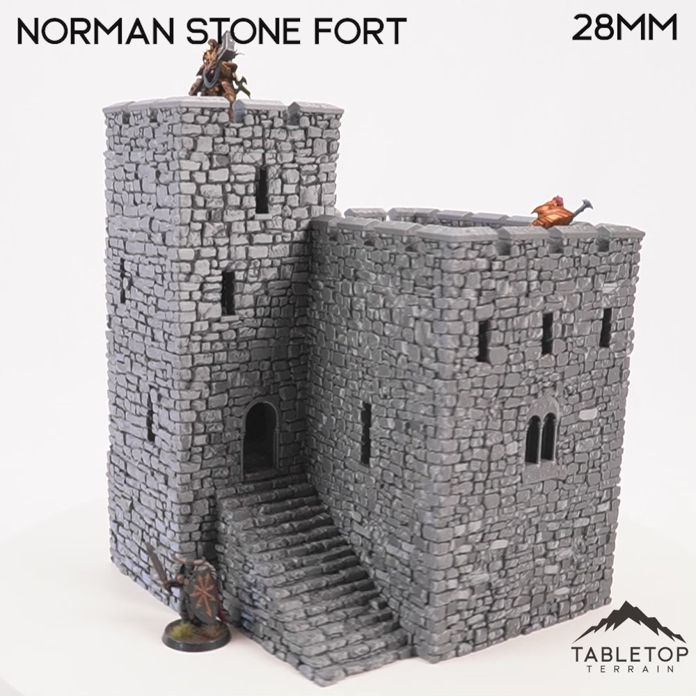 Norman Stone Fort - Country & King - Fantasy Historical Building