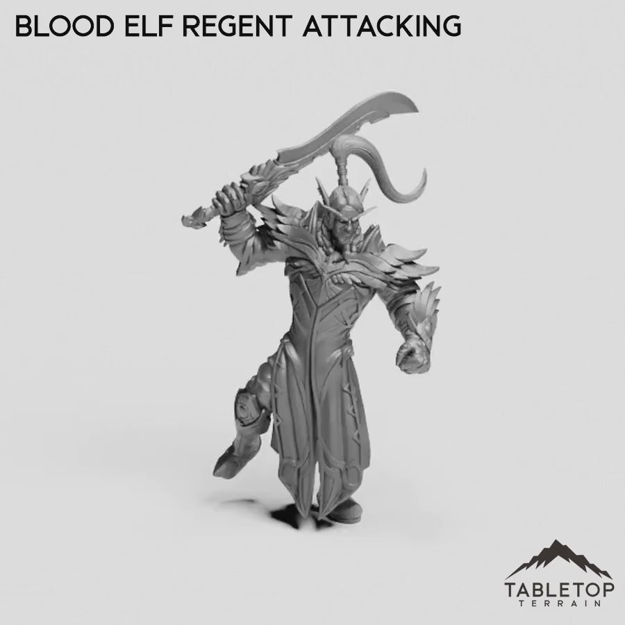 Blood Elf Regent Attacking