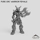 Pure Orc Warrior Female