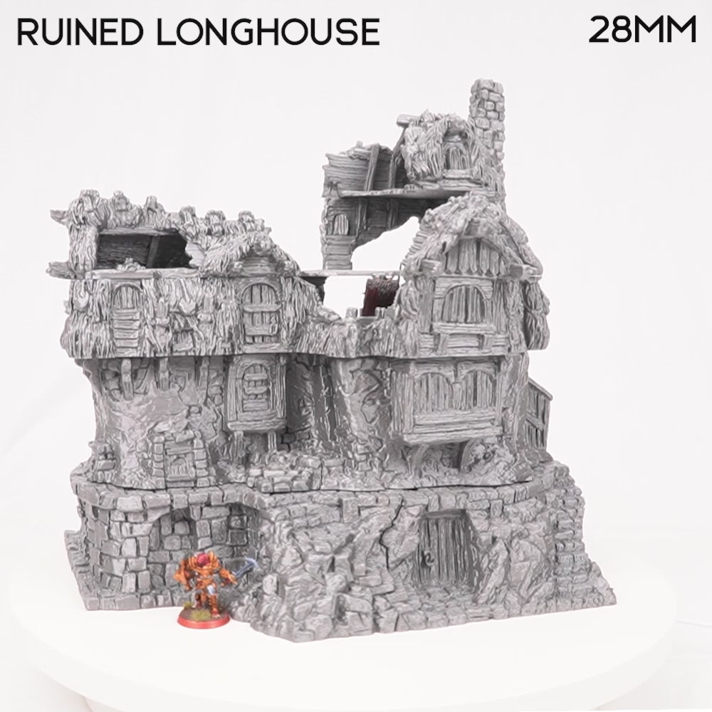 Ruined Longhouse - Hagglethorn Hollow - Fantasy Ruins