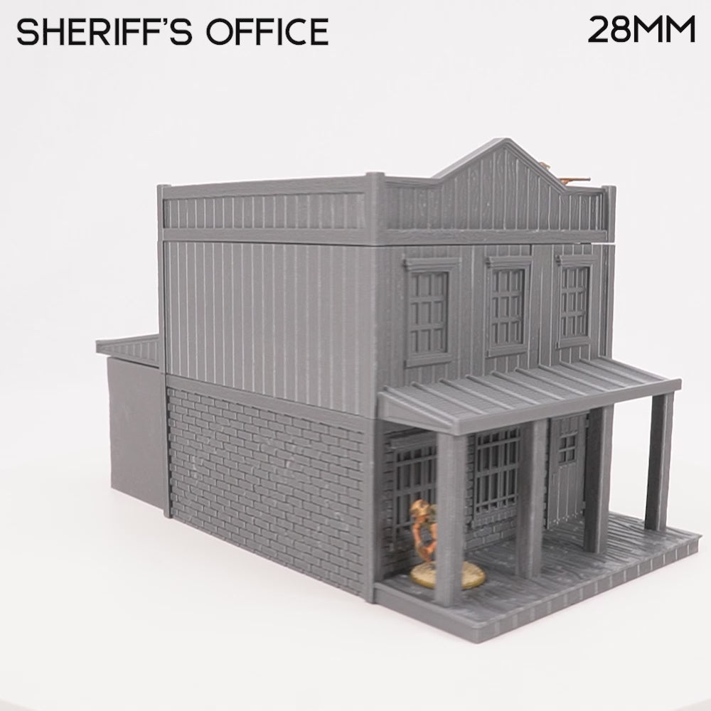 Oficina del Sheriff del Viejo Oeste - Edificio del Lejano Oeste