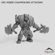 Orc Horde Champion Rex Attacking