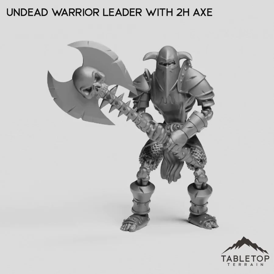 Undead Warrior Leader with 2H Axe