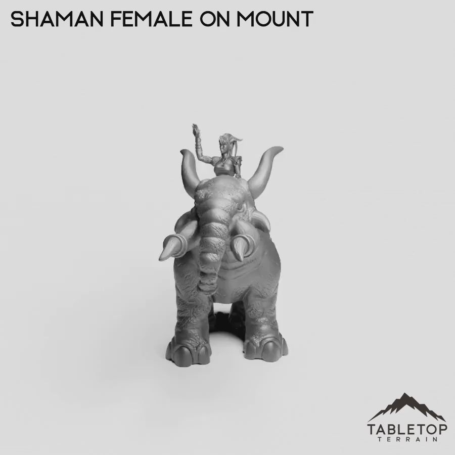 Shaman Female on Mount