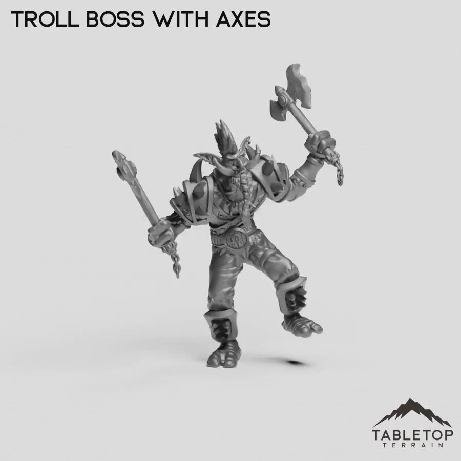 Troll Boss With Axes