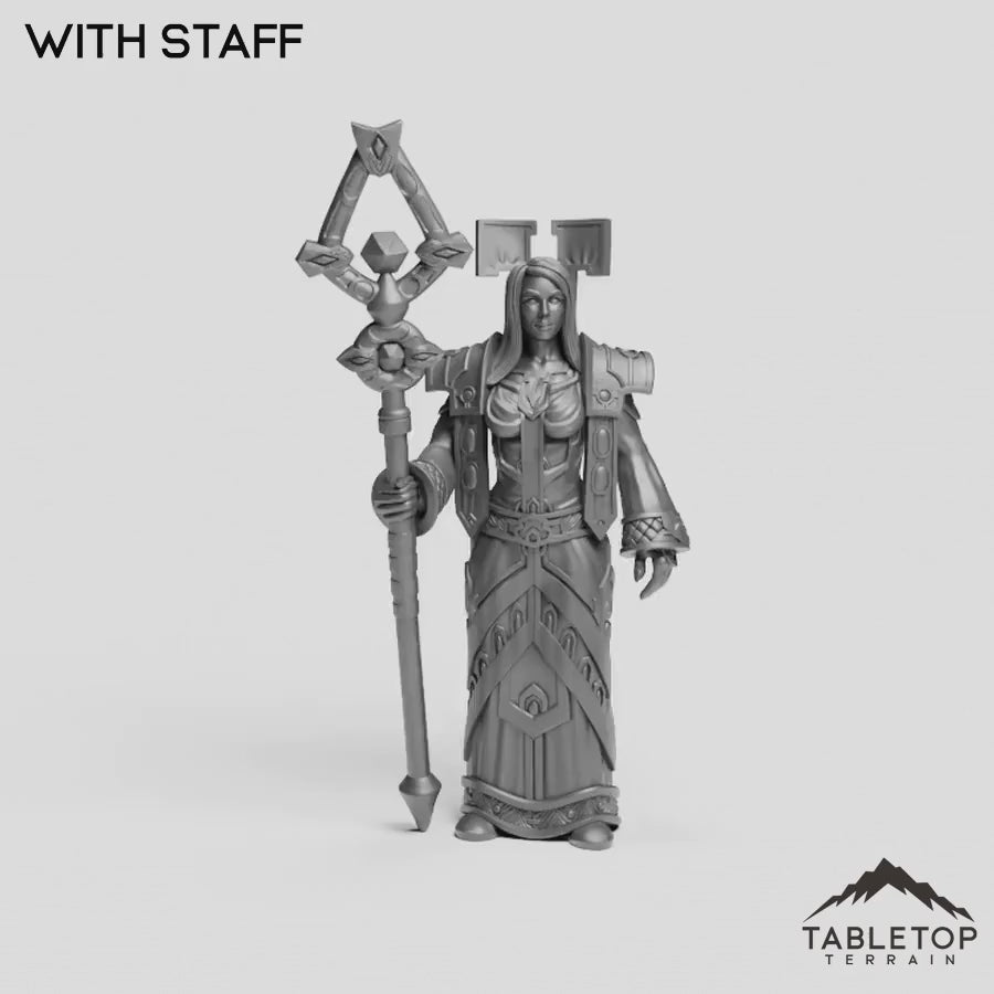 With Staff