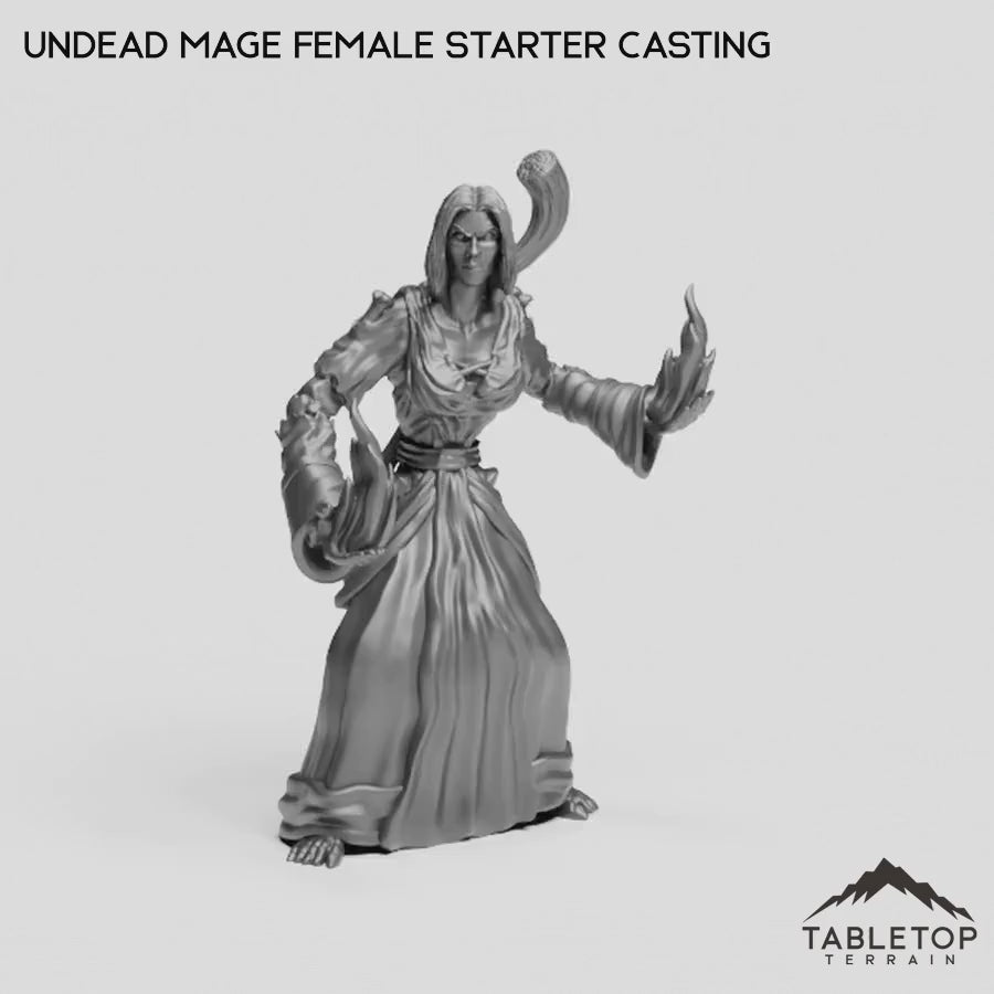 Undead Mage Female Starter Casting