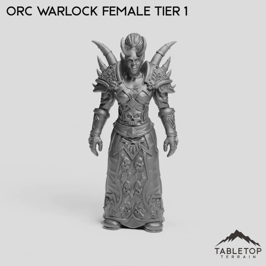 Orc Warlock Female Tier 1