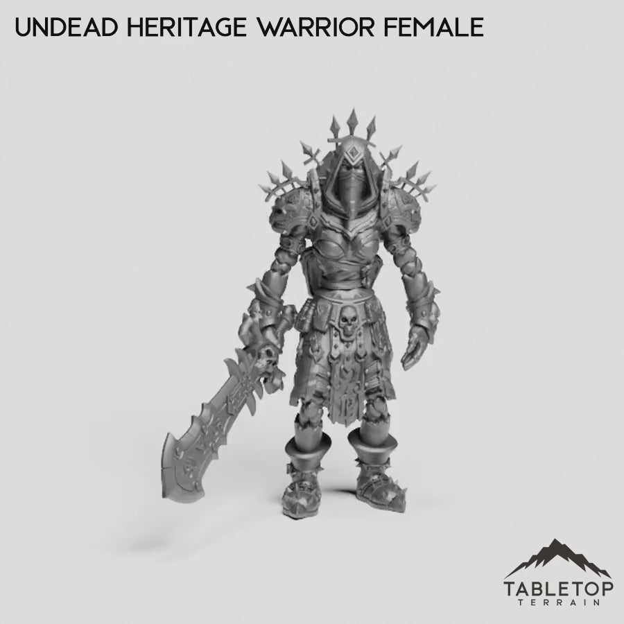 Undead Heritage Warrior Female