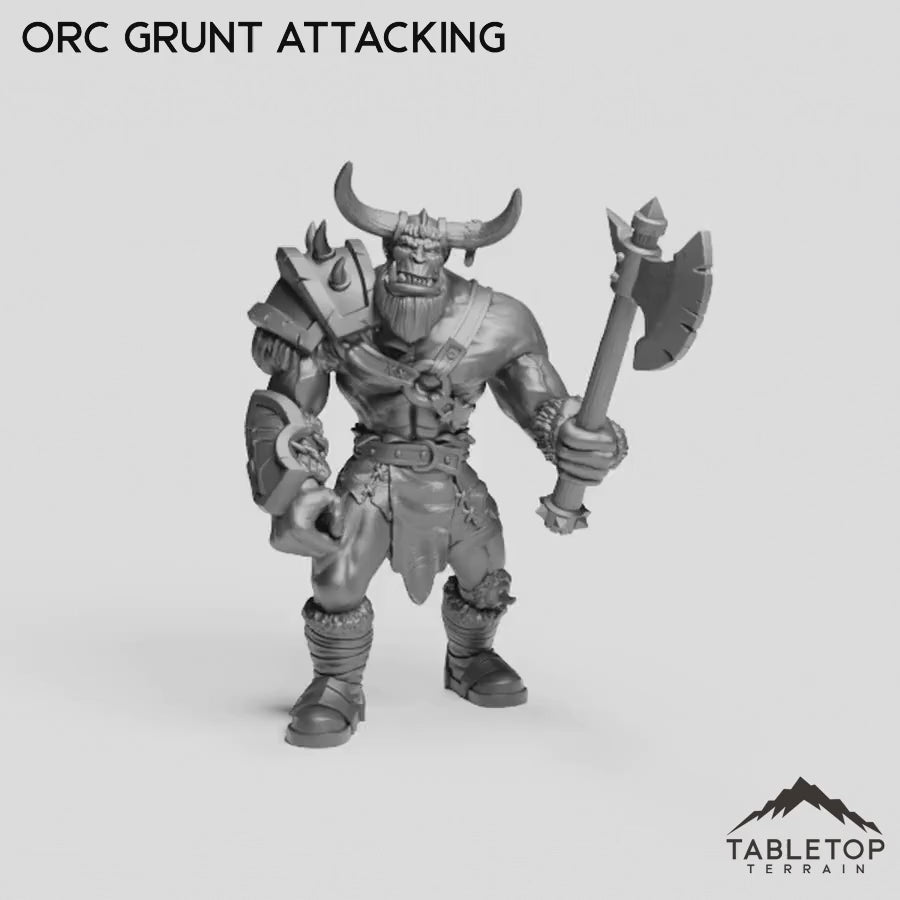 Orc Grunt Attacking