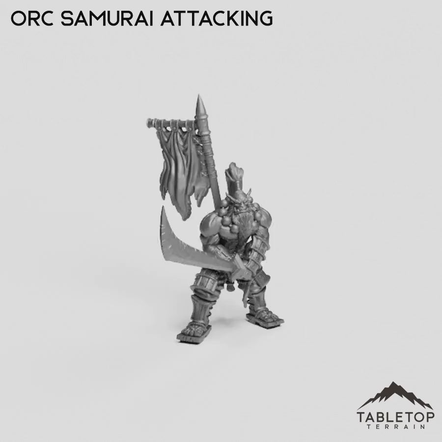 Orc Samurai Attacking