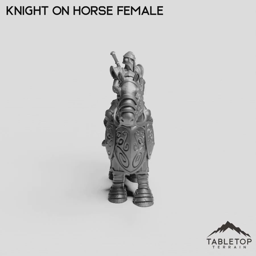 Knight on Horse Female