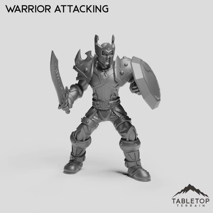 Warrior Attacking