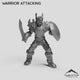 Warrior Attacking