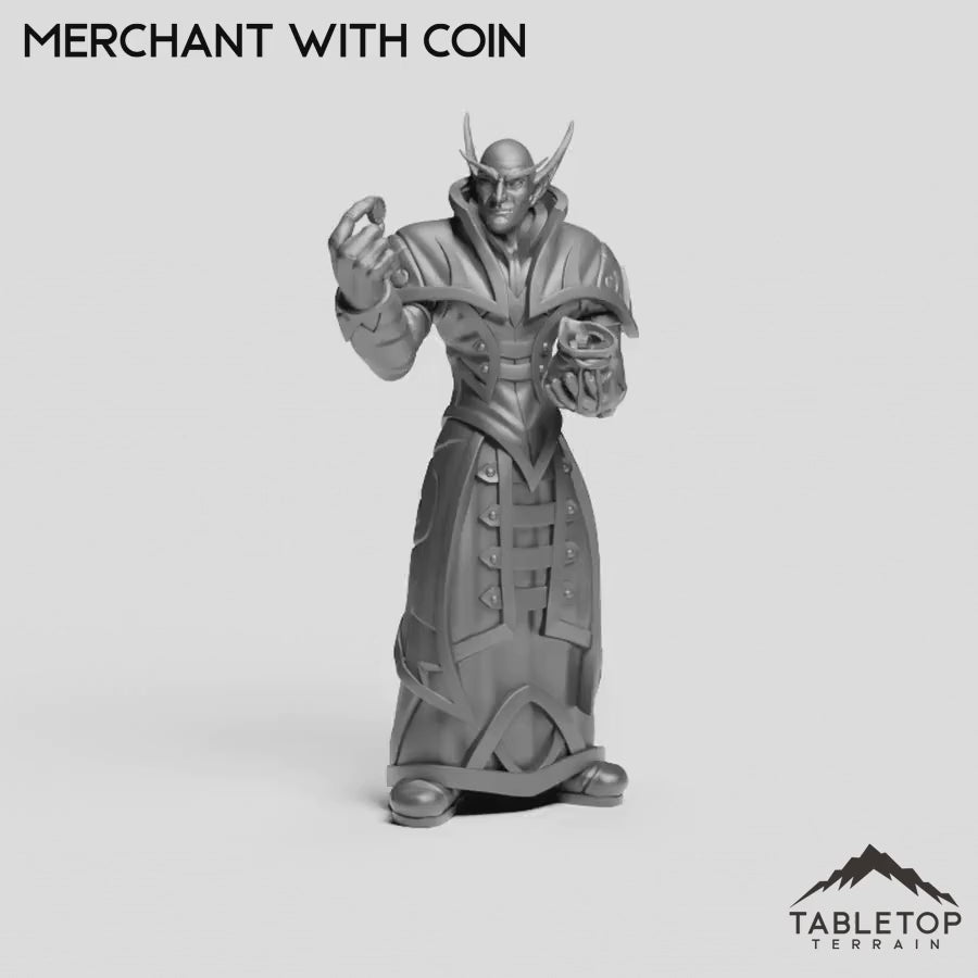 Merchant With Coin
