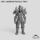Orc Warrior Female Tier 1