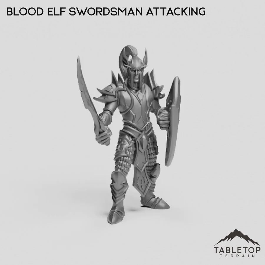 Blood Elf Swordsman Attacking
