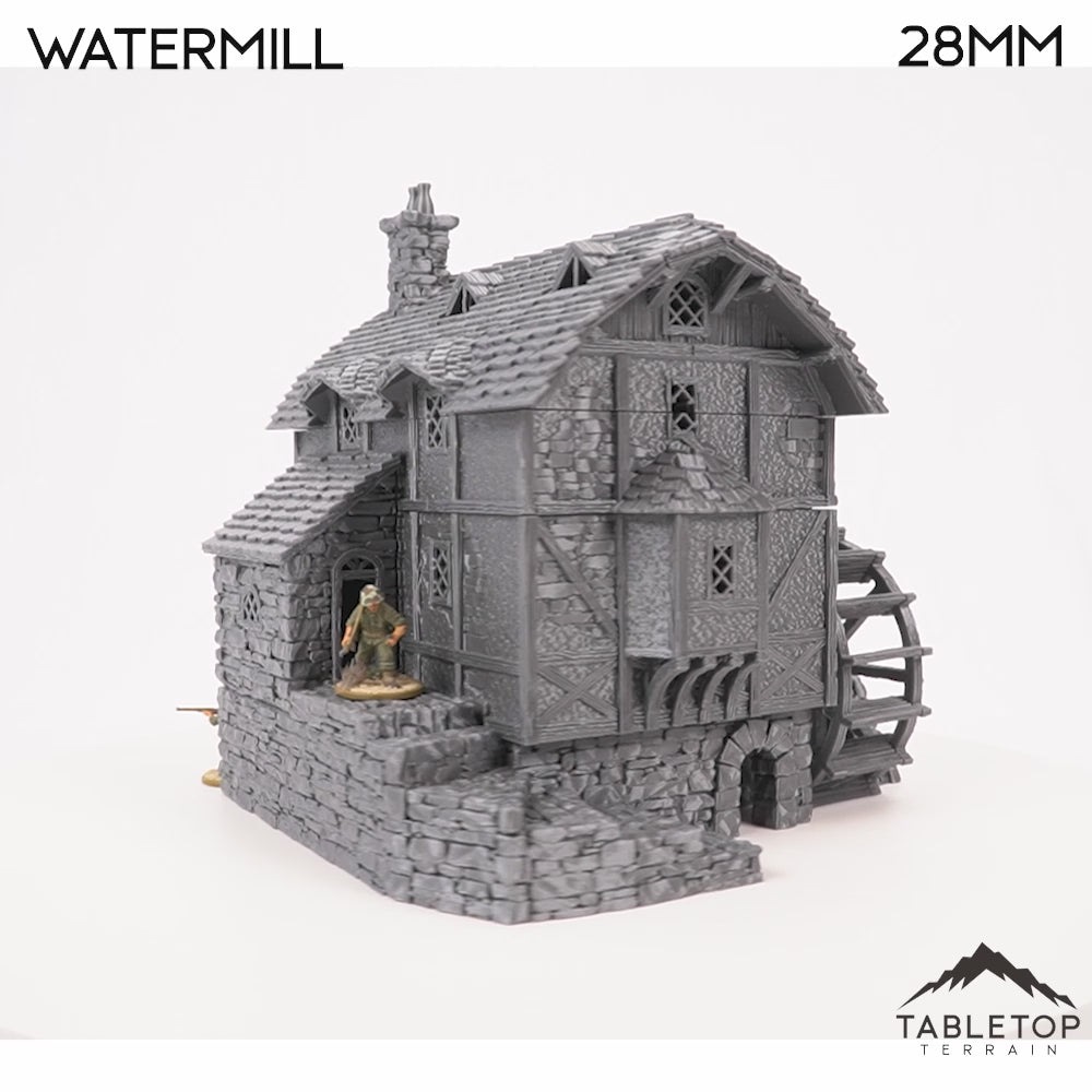 Wassermühle - Fantasy Gebäude