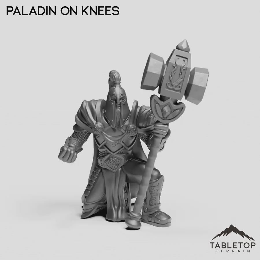Paladin on Knees