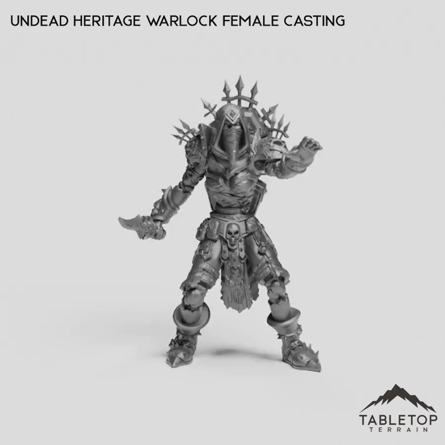 Undead Heritage Warlock Female Casting