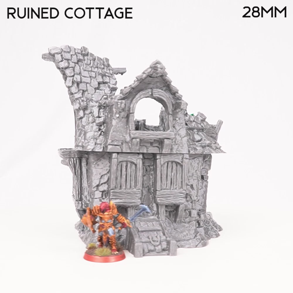Ruined Cottage - Hagglethorn Hollow - Fantasy Ruins