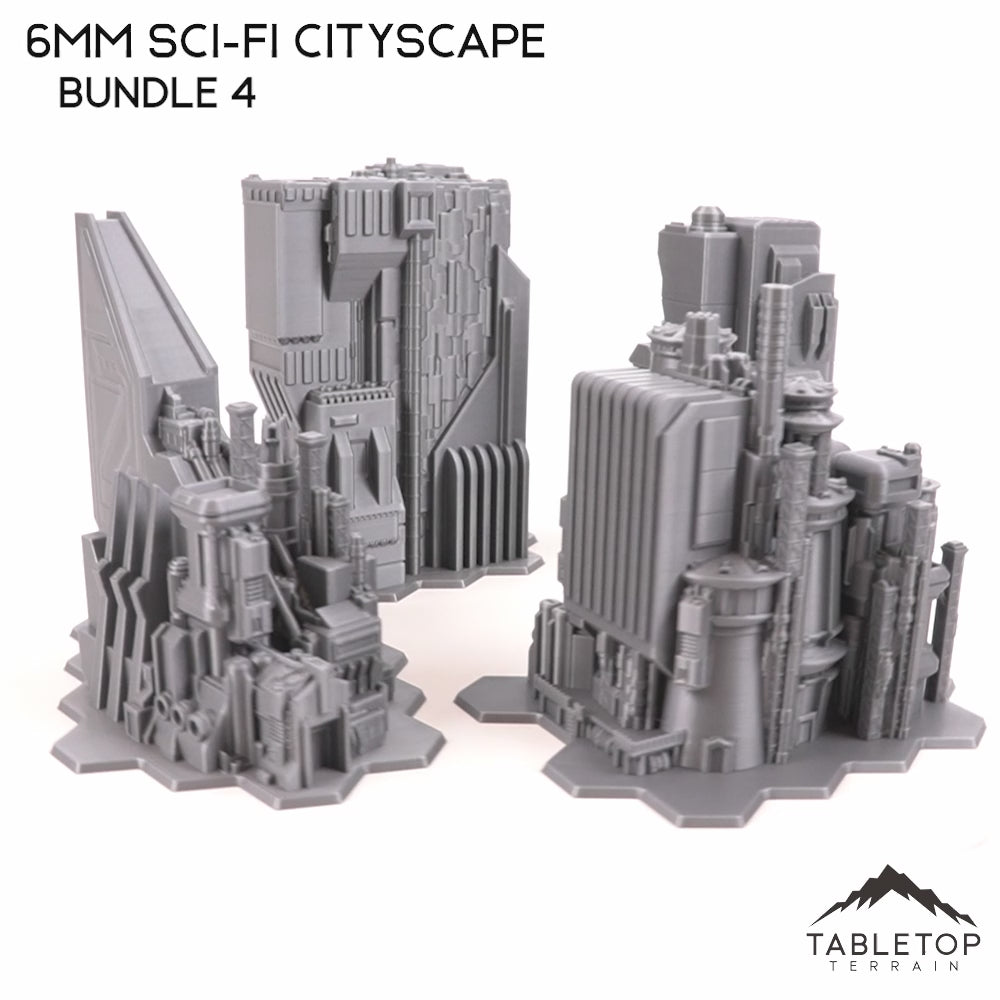 6mm Sci-Fi Stadtbild Paket 4