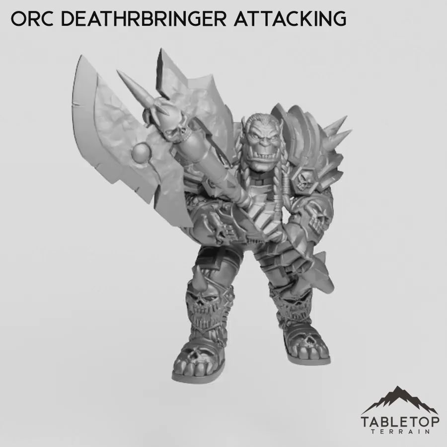 Orc Deathrbringer Attacking