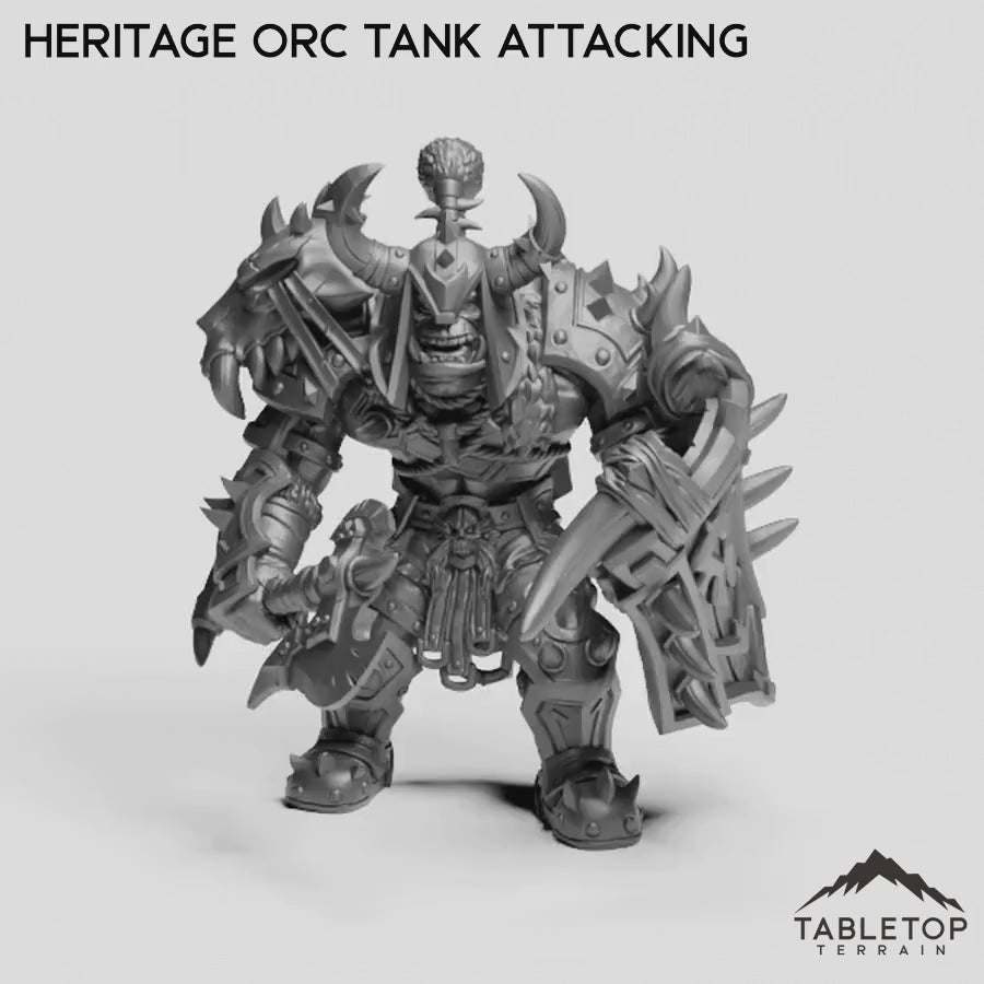 Heritage Orc Tank Attacking