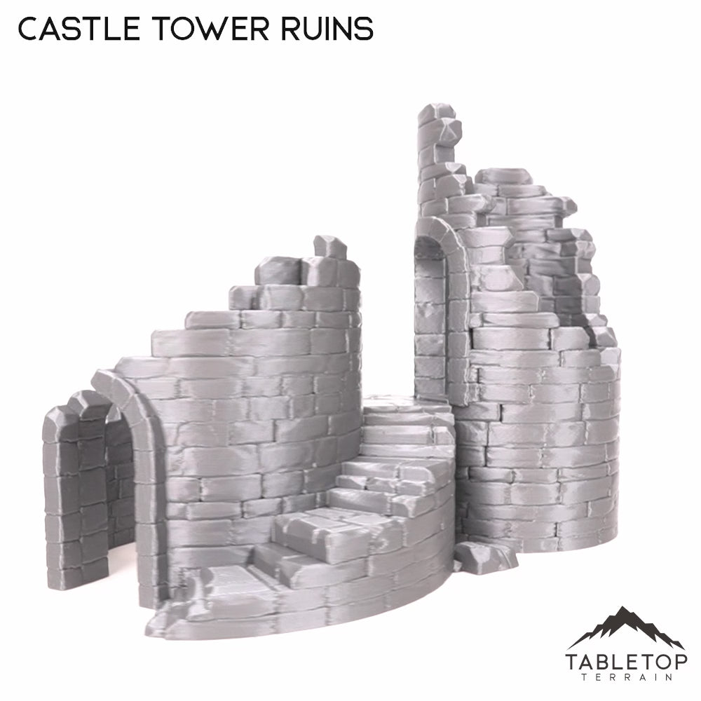 その他 Terrain - Tower, Ruin Amazon.com: Castle Tower Ruin - Tabletop Terrain for Fantasy